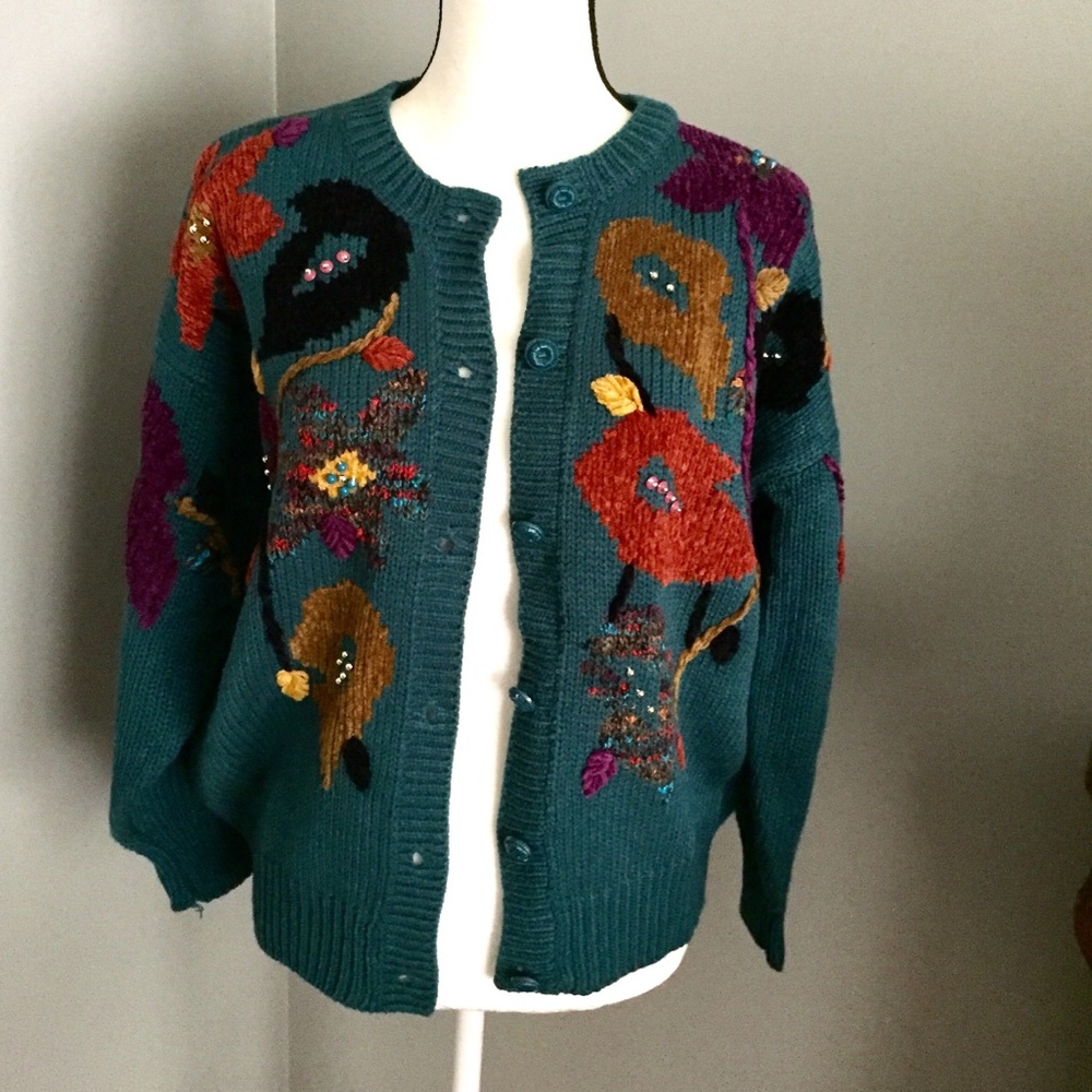 Vintage Jaclyn Smith Cardigan Sweater